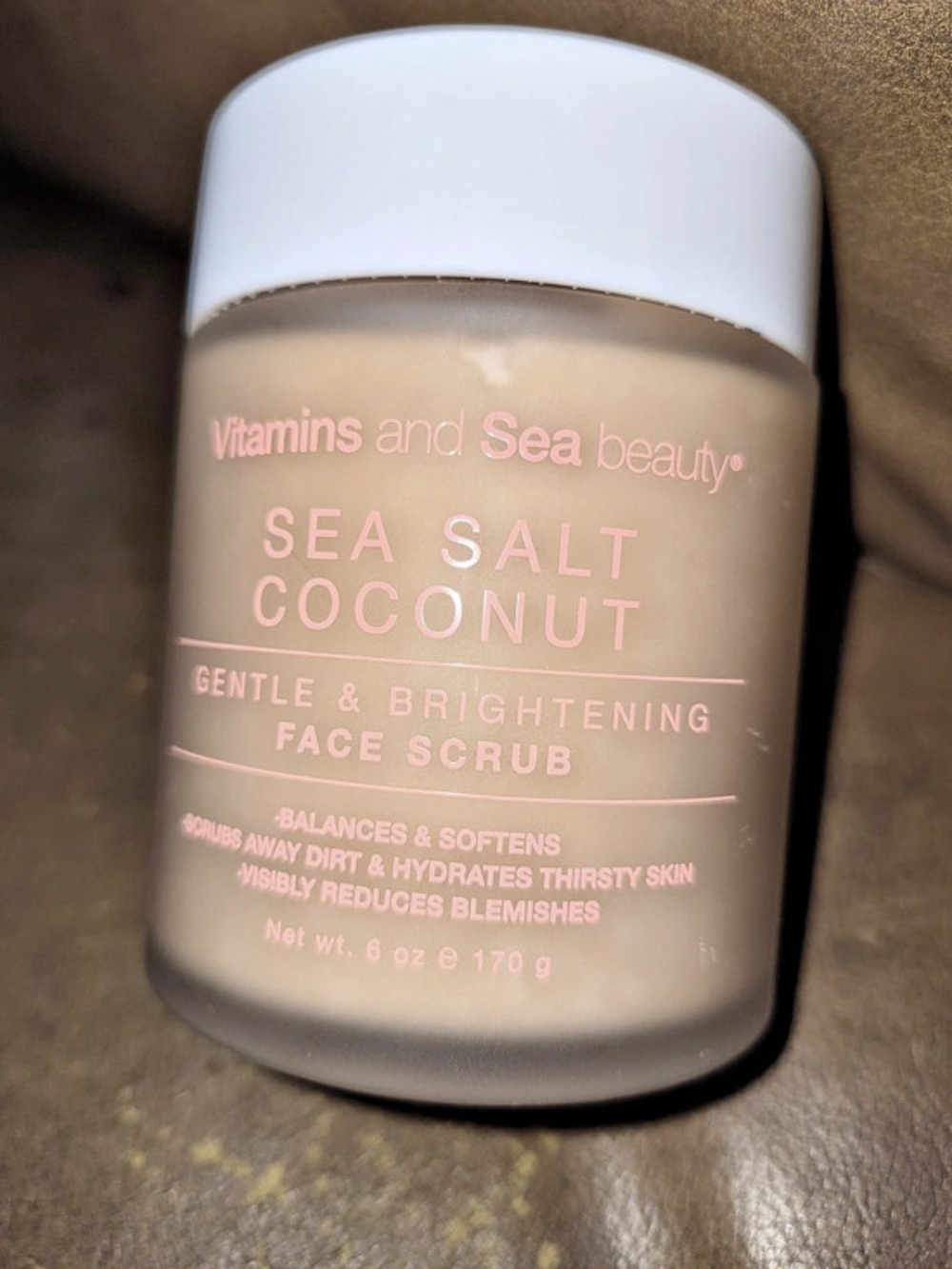 Vitamins and Sea beauty Sea Salt Coconut Gentle & Brightening Face Scrub Face